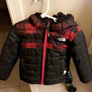 the north face Buffalo plaid coat